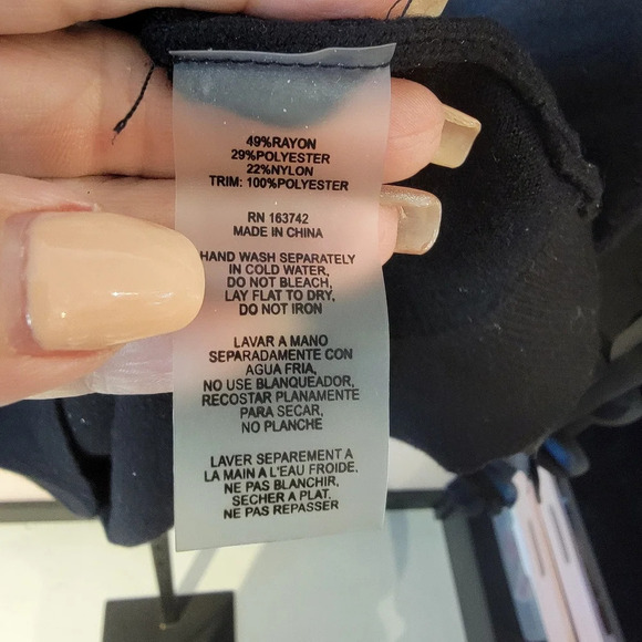 Sioni Milano Black Dot Embellished Sleeve Sweater - Picture 5 of 5